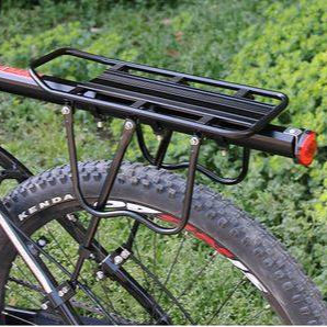 Portbagaj spate pentru bicicleta, Zola®, cu tija de prindere si stop, din aluminiu, greutate maxima suportata 50 kg Portbagaj spate pentru bicicleta, Zola®, cu tija de prindere si stop, din aluminiu, greutate maxima suportata 50 kg
